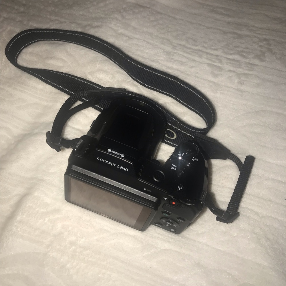 Nikon Coolpix L840 digital camera and strap